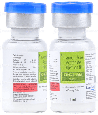 Cinotram 40 Mg Injection 1 Ml